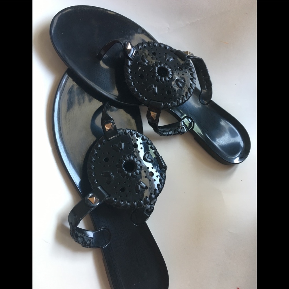 🖤Jack Rogers Black Sandals Size 9🖤